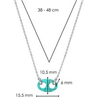 Collana Ti Sento Milano Donna in Argento Turchese 3987TQ/42 - 3987TQ/42
